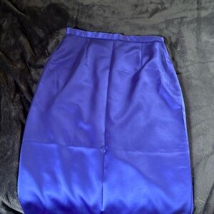 Vintage size 12 long Blue Skirt
